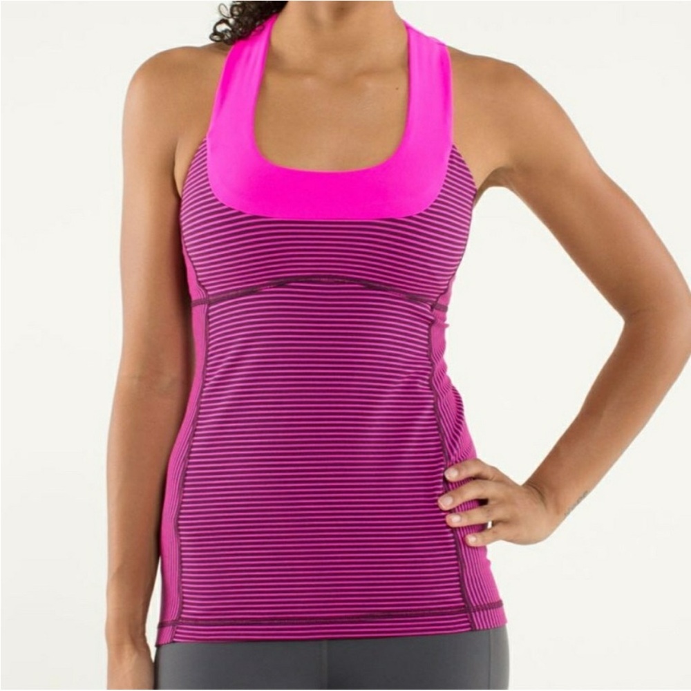 Lululemon Raspberry Scoop Tank